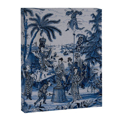 17th Century Delftware Chinoiserie Canvas Print