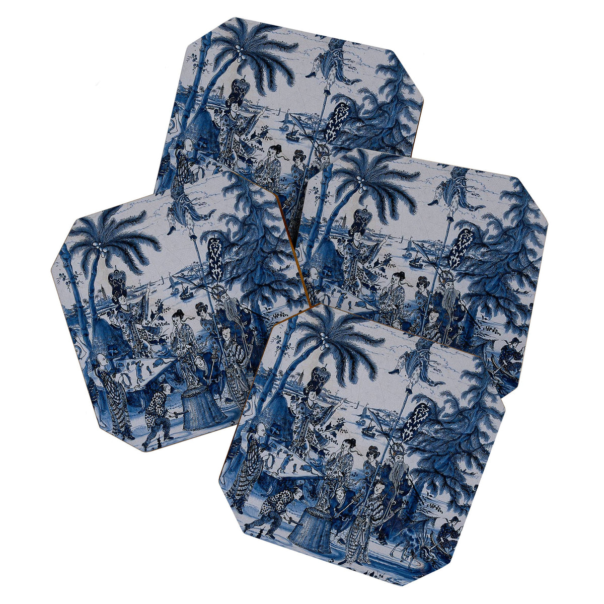 17th Century Delftware Chinoiserie Coaster