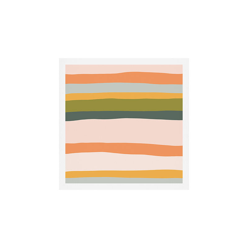 "Dreamy Stripes" Colorful & Fun Children's Stripe Pattern Art Print