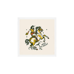 "Wild As Heck" A Cowgirl & Her Horse Art Print