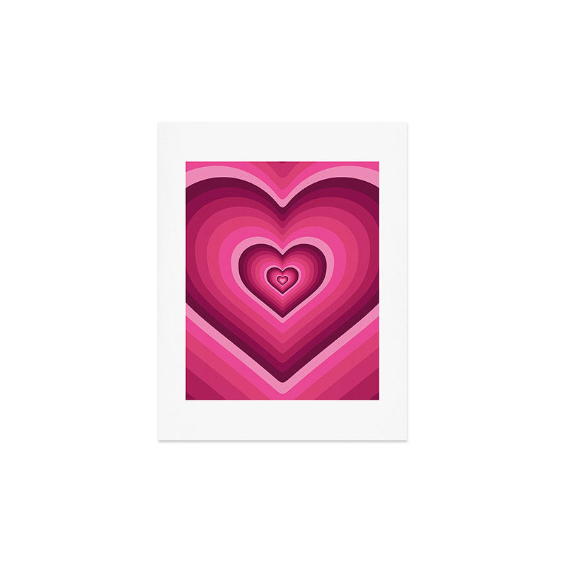 70's Heart Art Print