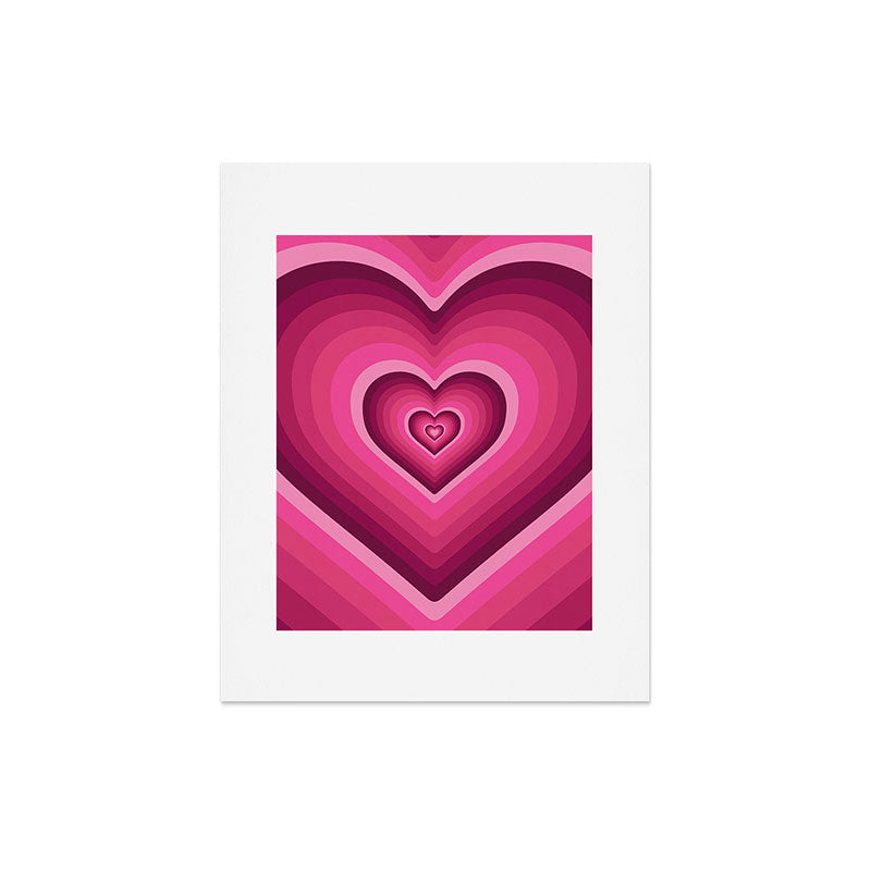 70's Heart Art Print