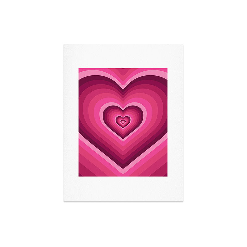 70's Heart Art Print