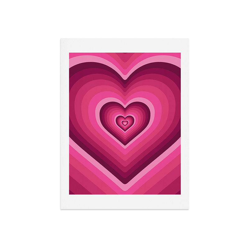 70's Heart Art Print