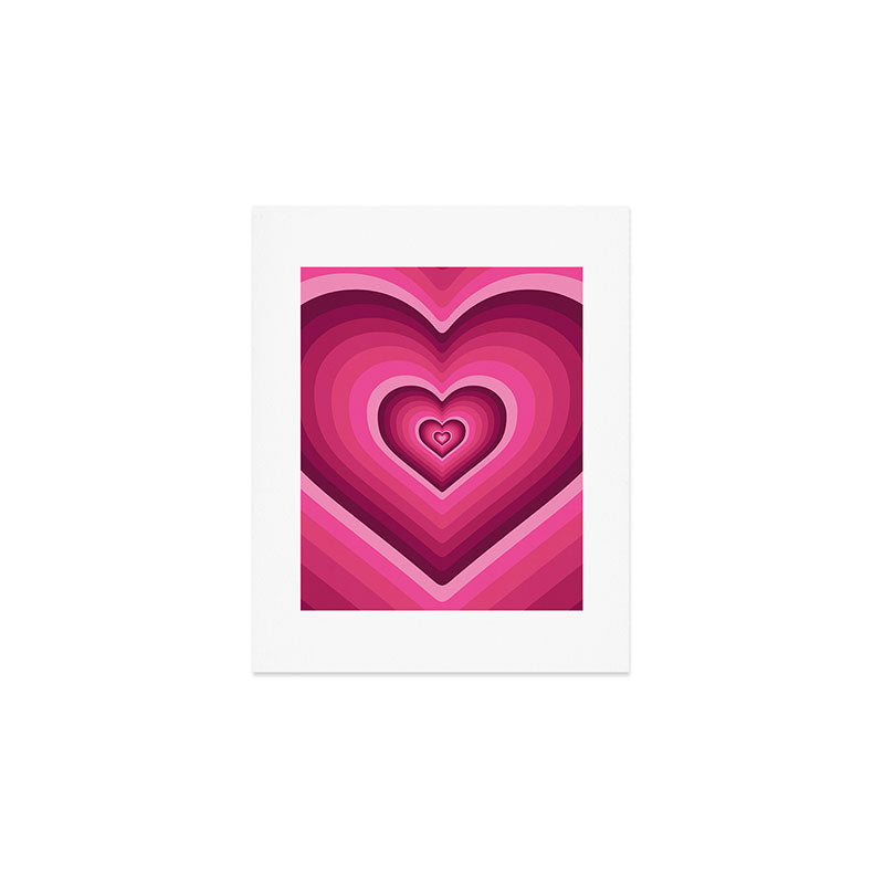 70's Heart Art Print