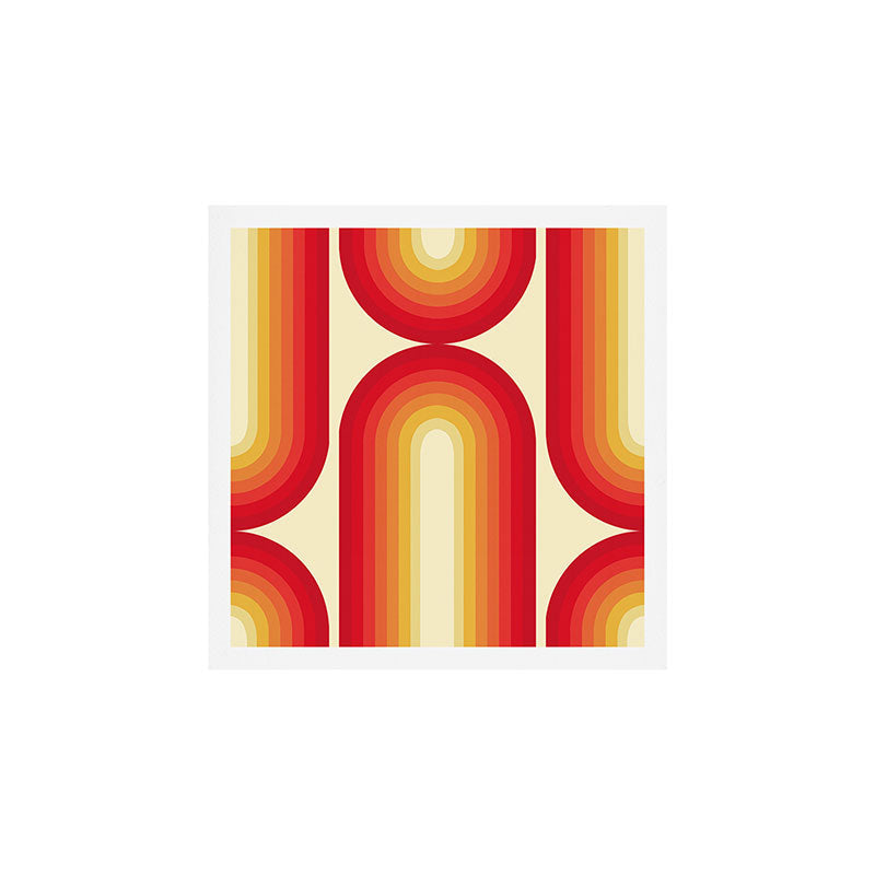 70s Retro Sun Art Print