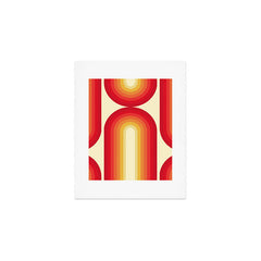 70s Retro Sun Art Print