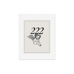 222 Angel Number Poster Art Print