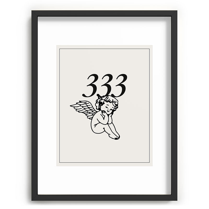 333 Poster Framed Art Print