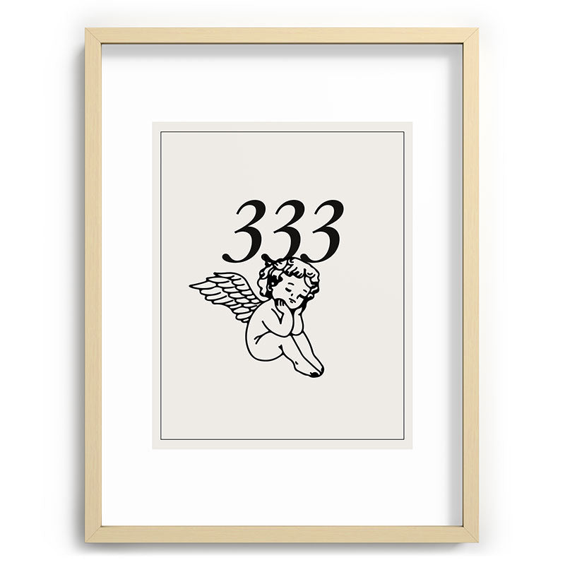 333 Poster Framed Art Print