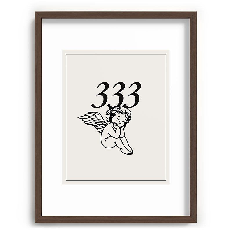 333 Poster Framed Art Print