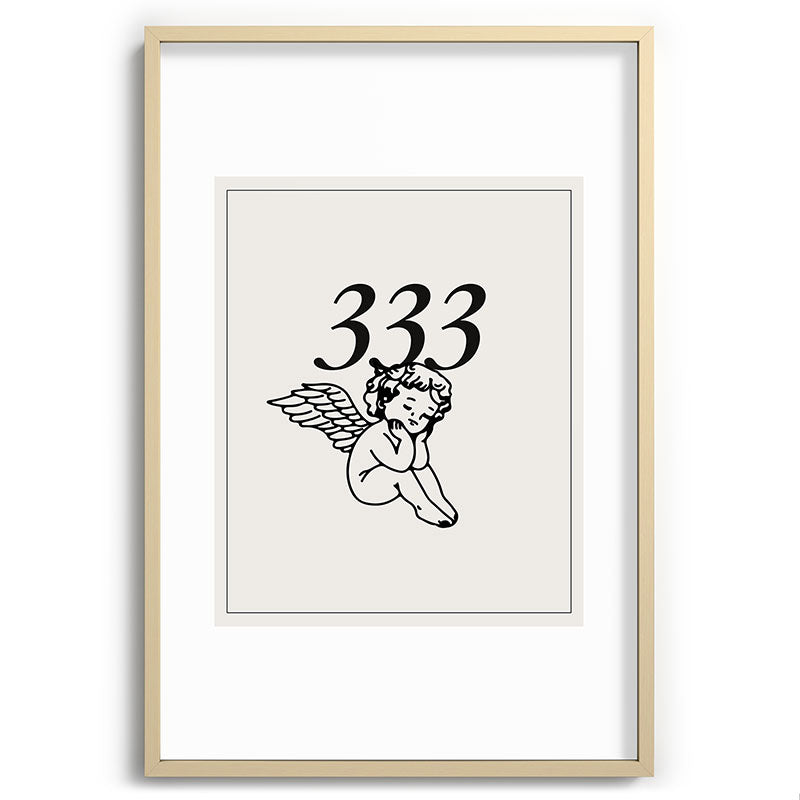 333 Poster Framed Art Print