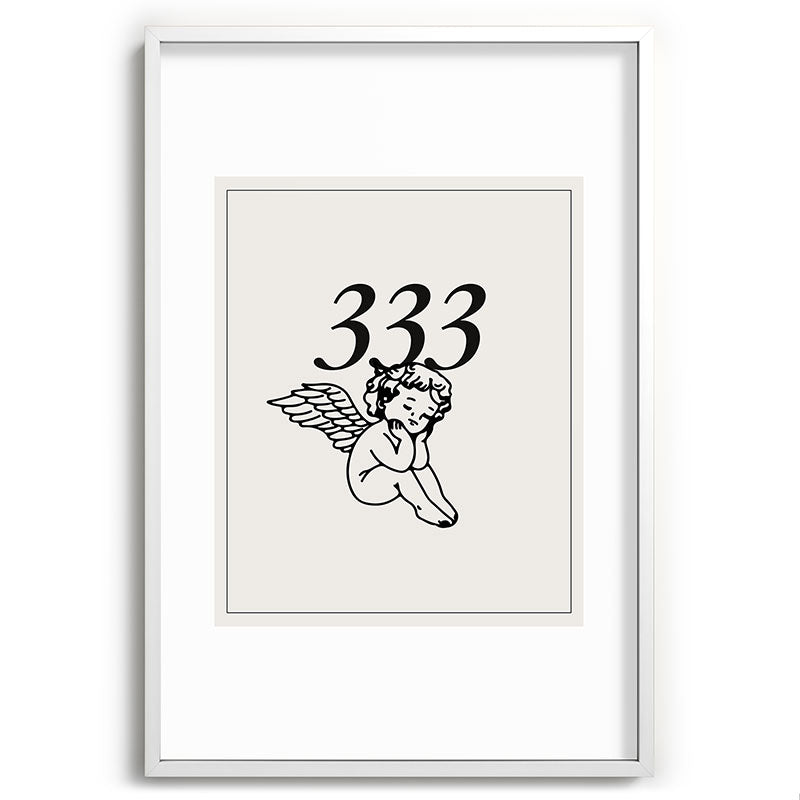 333 Poster Framed Art Print