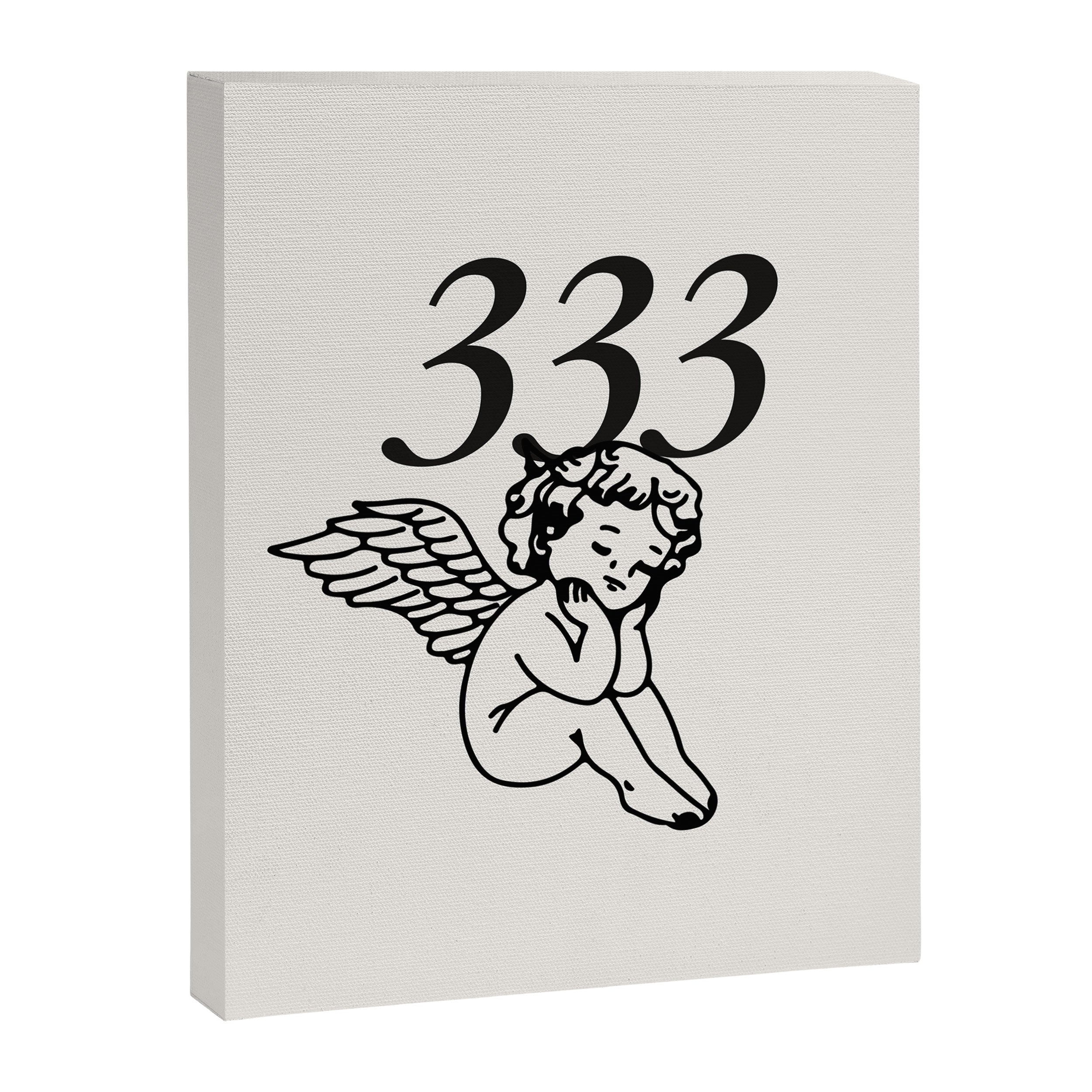 333 Poster Canvas Print