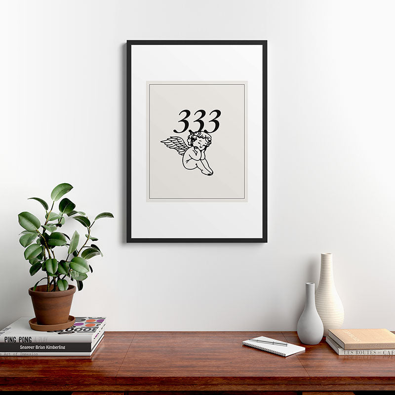 333 Poster Framed Art Print