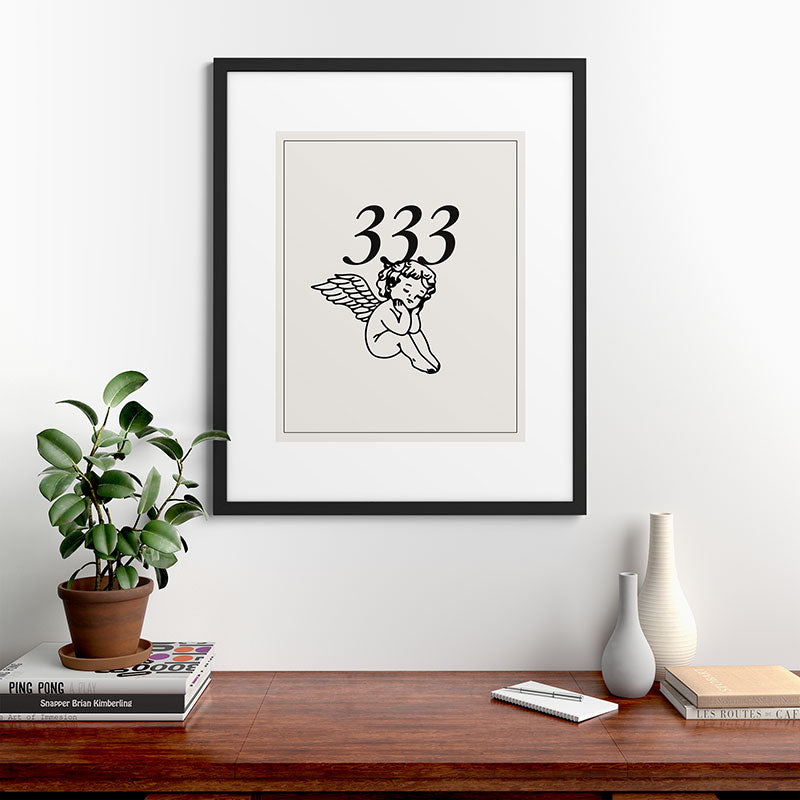 333 Poster Framed Art Print