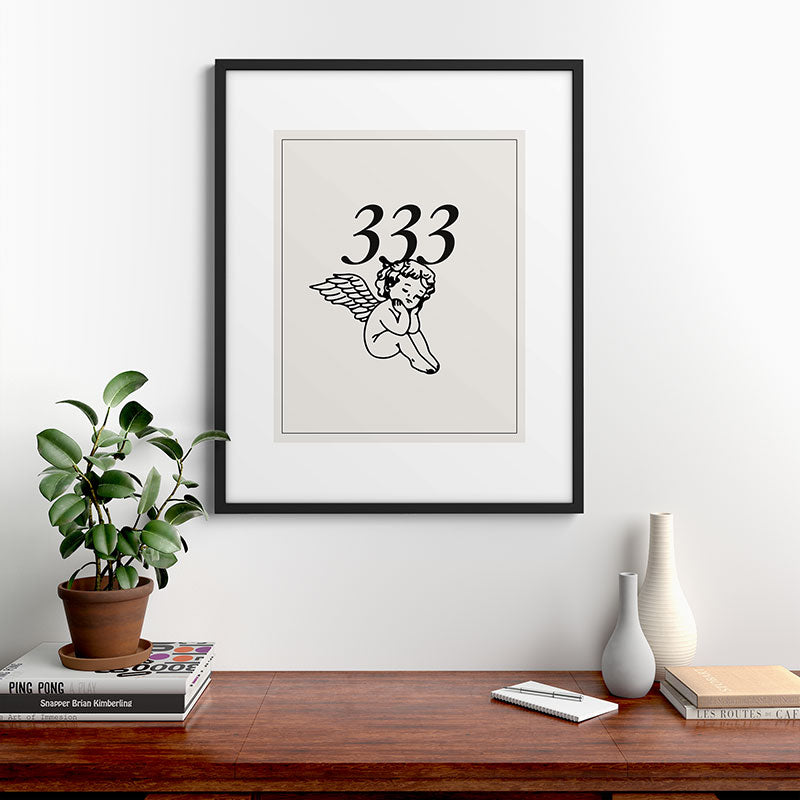 333 Poster Framed Art Print