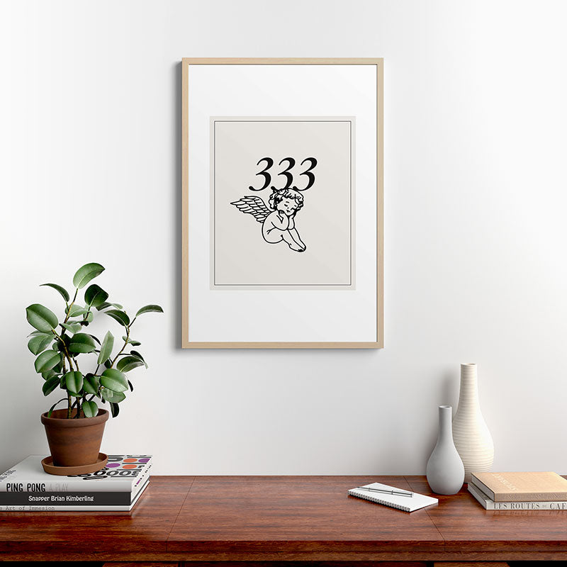 333 Poster Framed Art Print