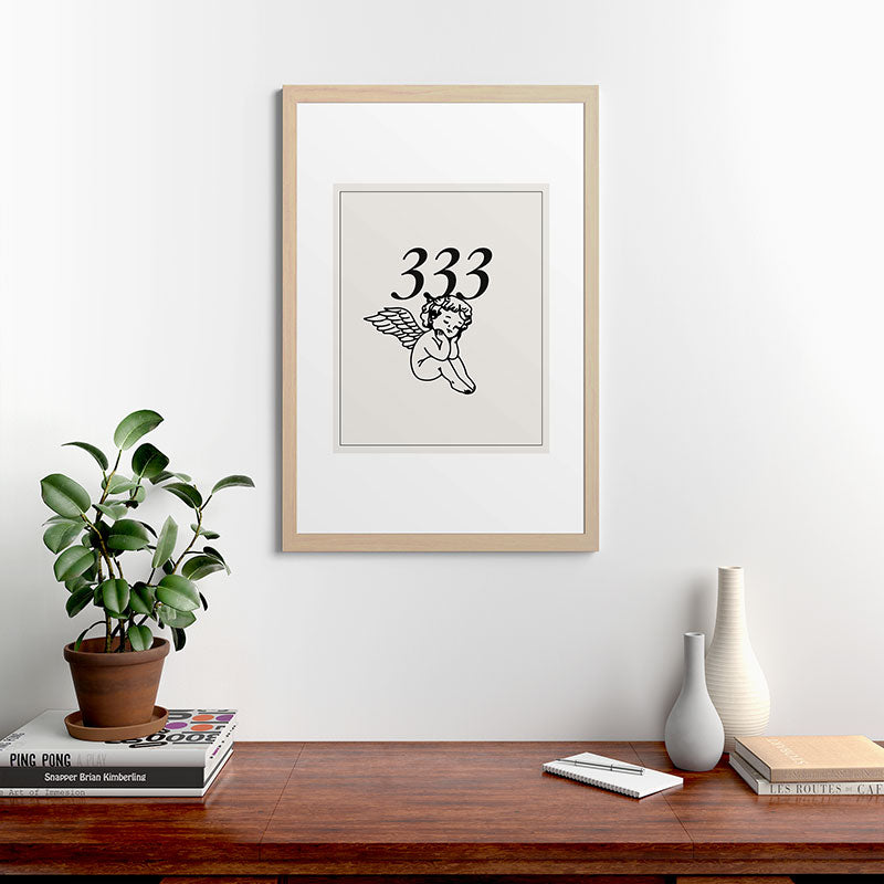 333 Poster Framed Art Print