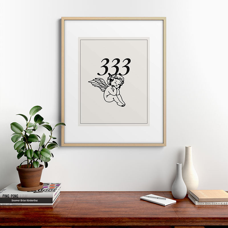 333 Poster Framed Art Print