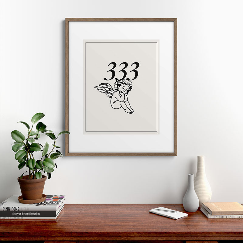333 Poster Framed Art Print