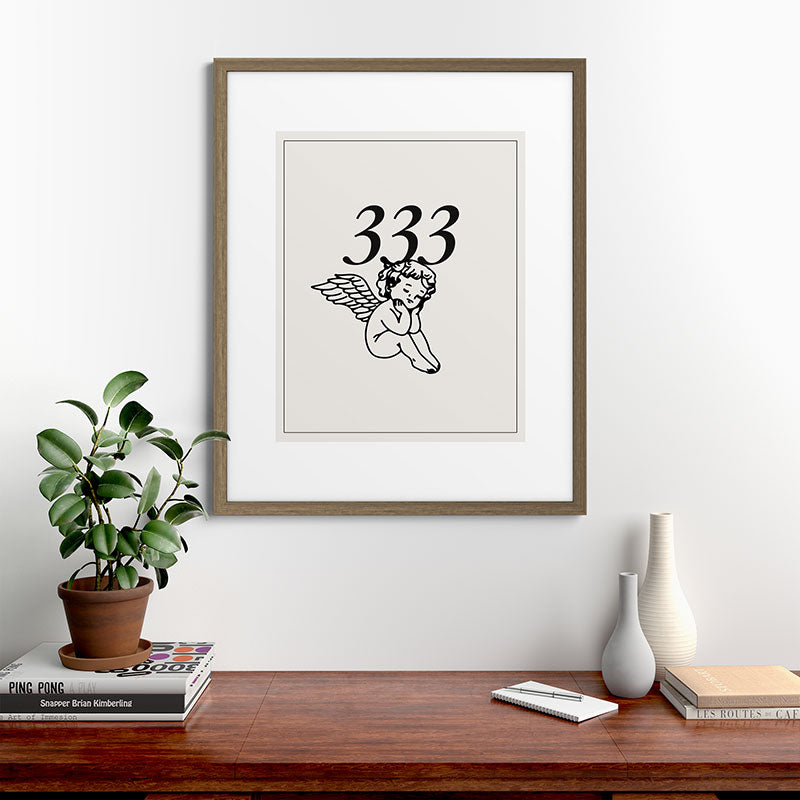 333 Poster Framed Art Print