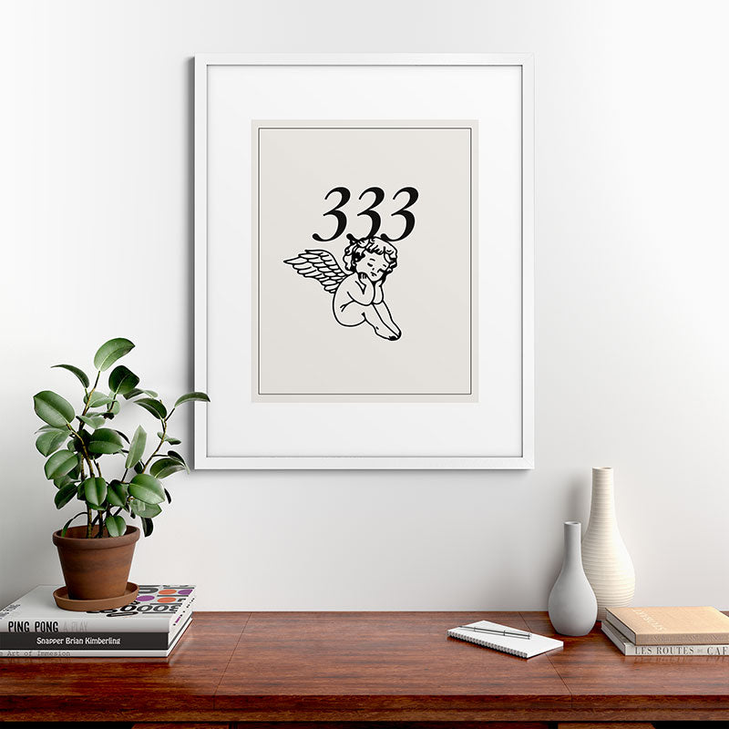 333 Poster Framed Art Print