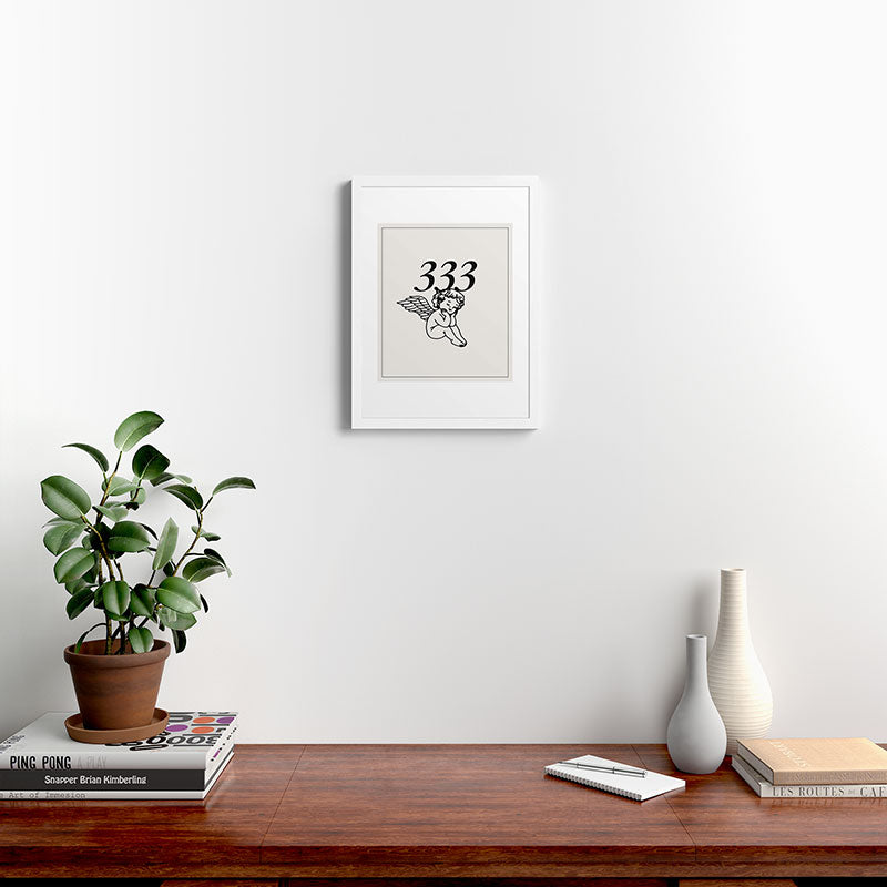333 Poster Framed Art Print