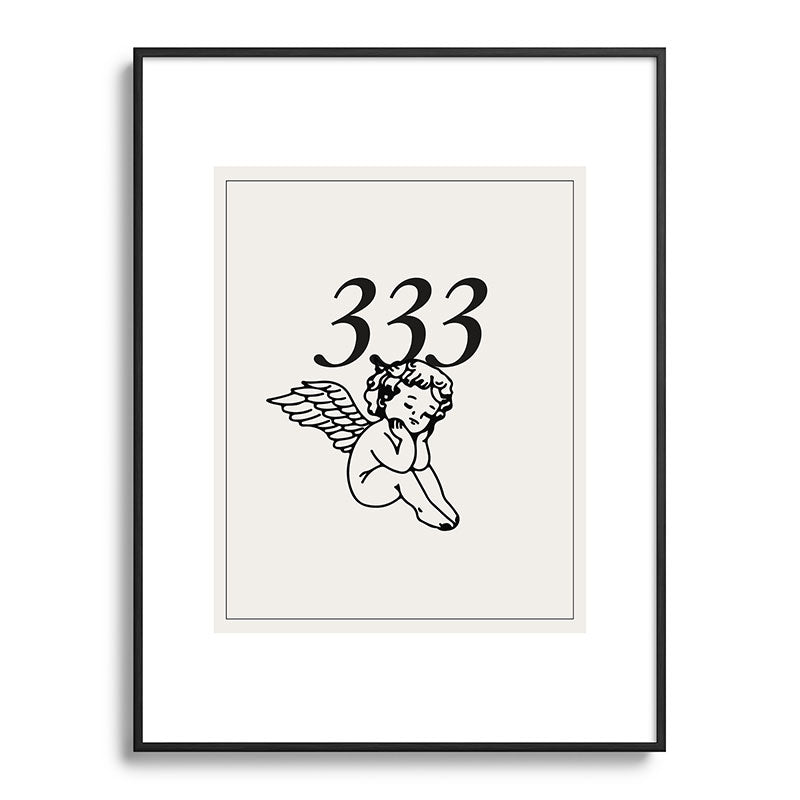 333 Poster Framed Art Print