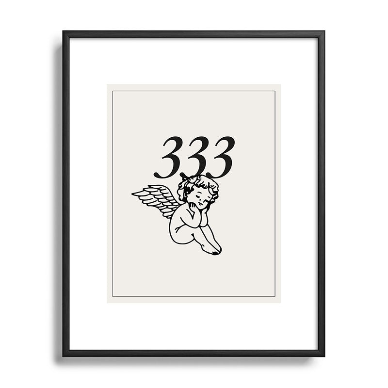 333 Poster Framed Art Print
