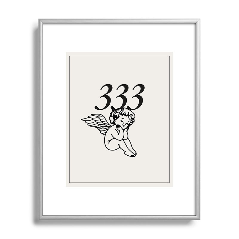 333 Poster Framed Art Print