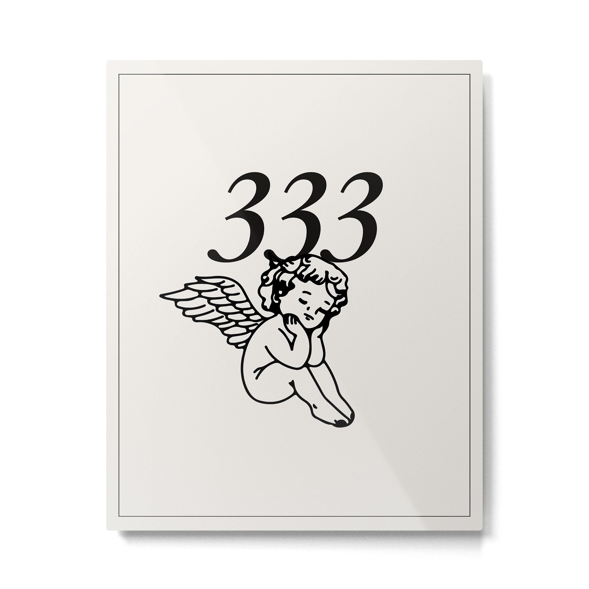 333 Poster Metal Print