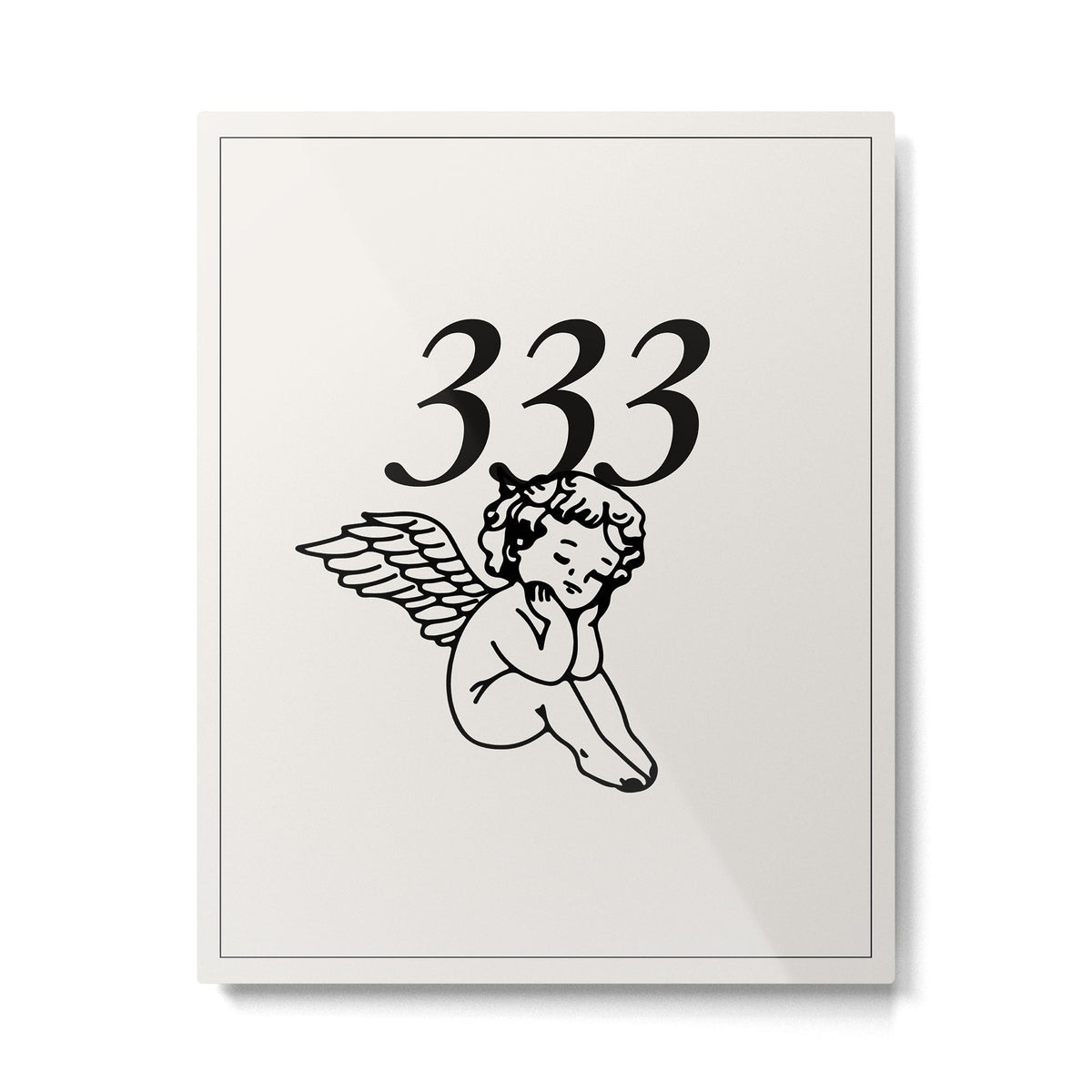 333 Poster Metal Print