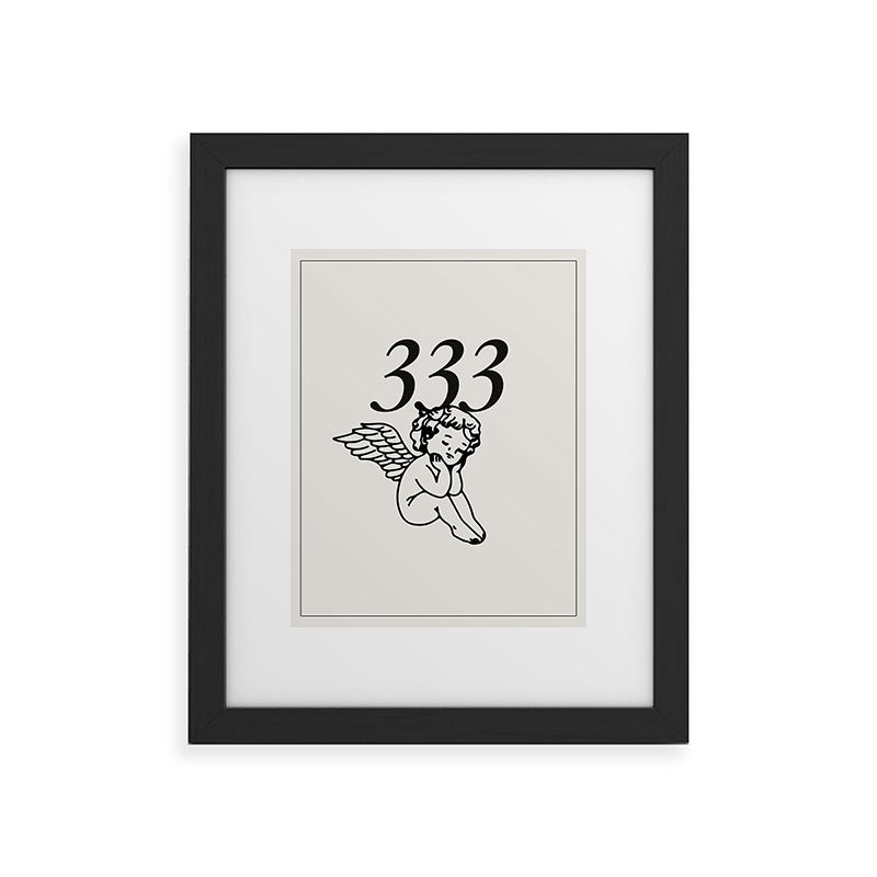 333 Poster Framed Art Print