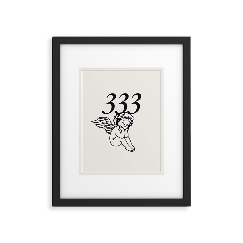 333 Poster Framed Art Print