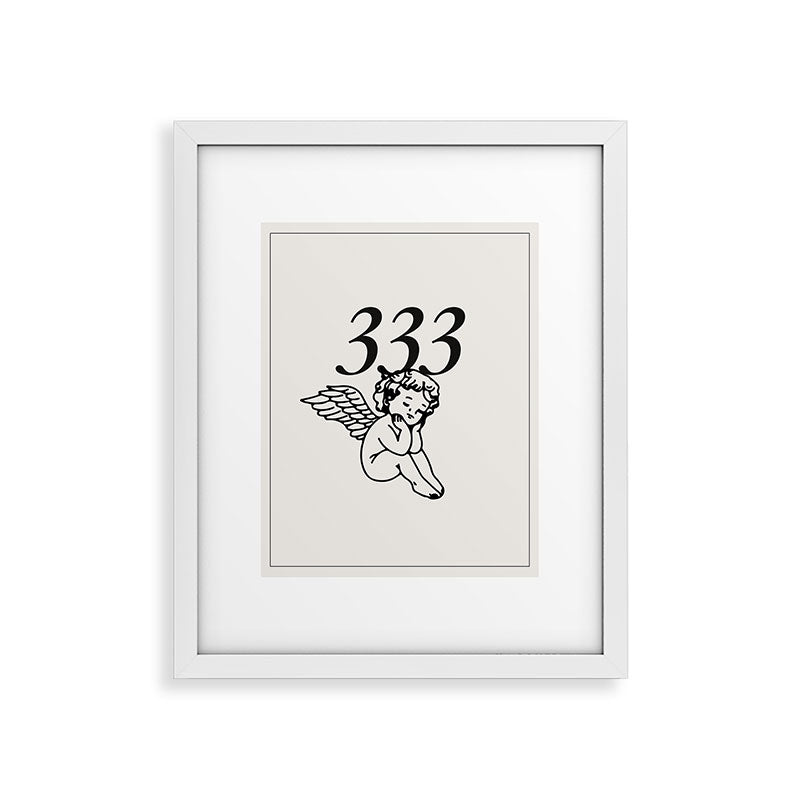333 Poster Framed Art Print