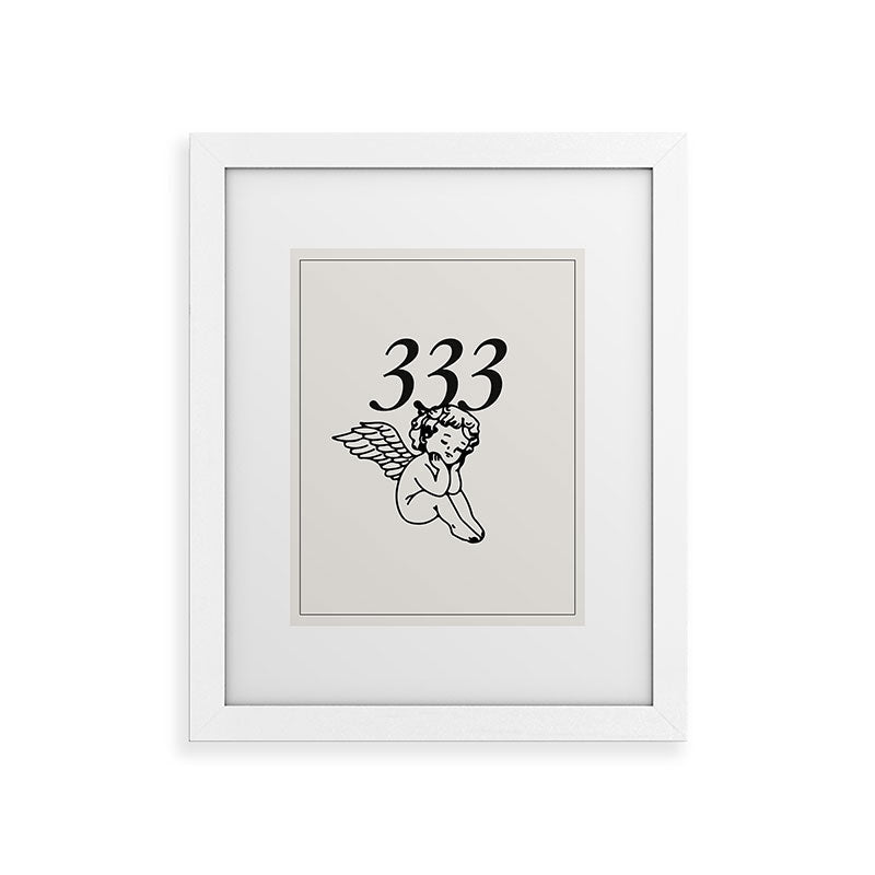 333 Poster Framed Art Print