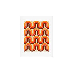 70s Retro Vintage Style 821 Autumn Art Print