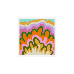 70s Hippie Retro Abstract Colorful Explosion Art Print