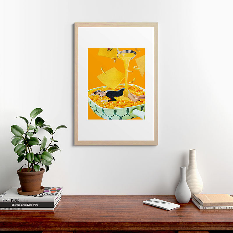 8x10 Cheese Dreams Framed Art Print