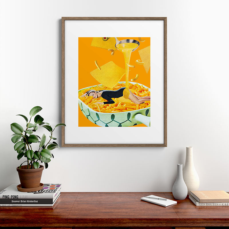 8x10 Cheese Dreams Framed Art Print