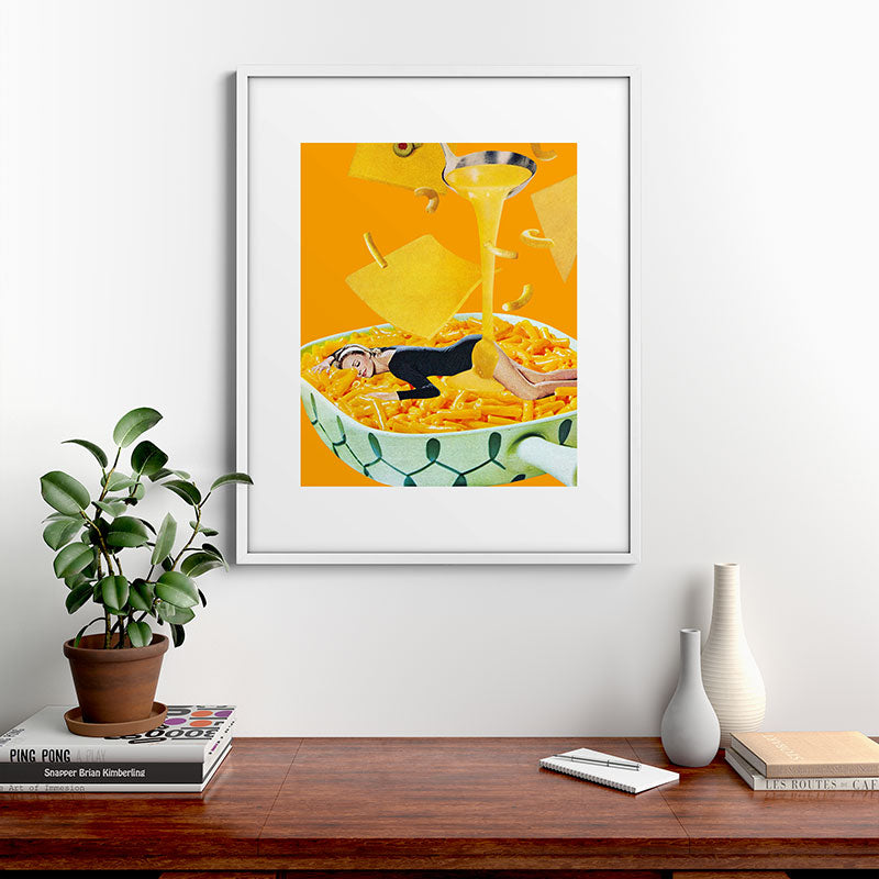 8x10 Cheese Dreams Framed Art Print
