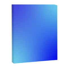 16 Blue Gradient 220506 Aura Ombre Valourine Digital Minimalist Art Canvas Print