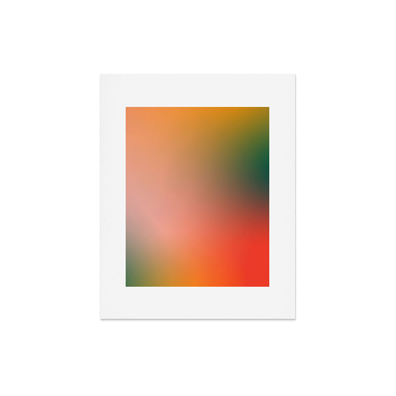 16 Burning Romance Ombre Gradient by Valourine 240816 Art Print