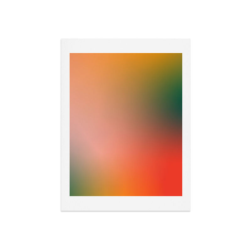 16 Burning Romance Ombre Gradient by Valourine 240816 Art Print
