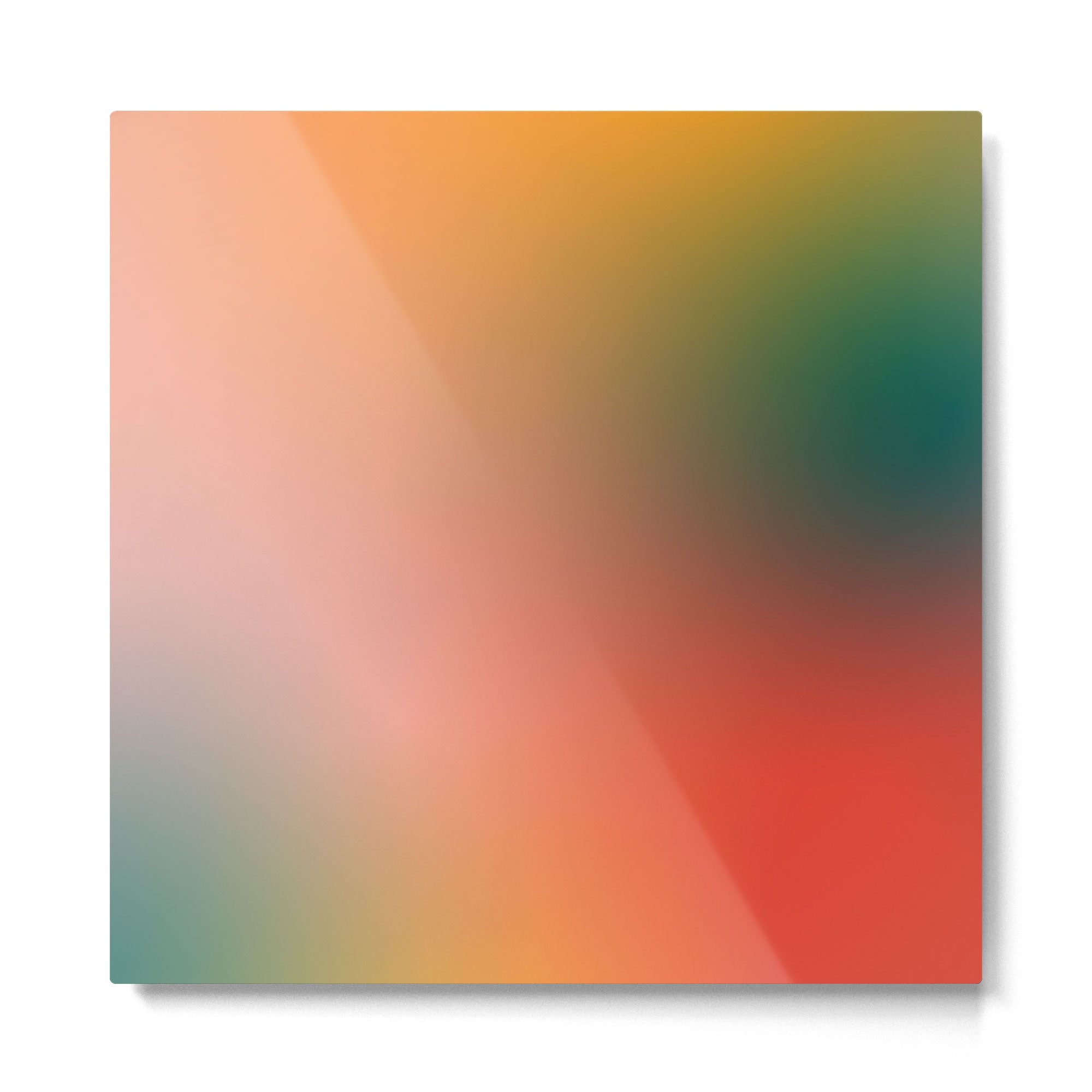 16 Burning Romance Ombre Gradient by Valourine 240816 Metal Print