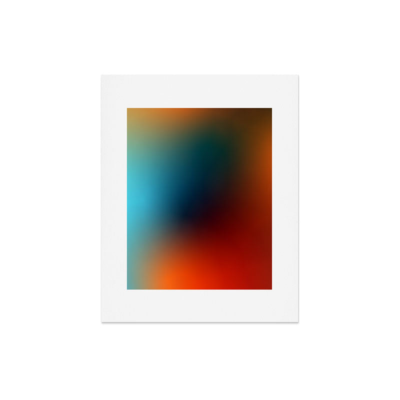 16 Intense Gradient Aura Ombre By Valourine 240821 Art Print