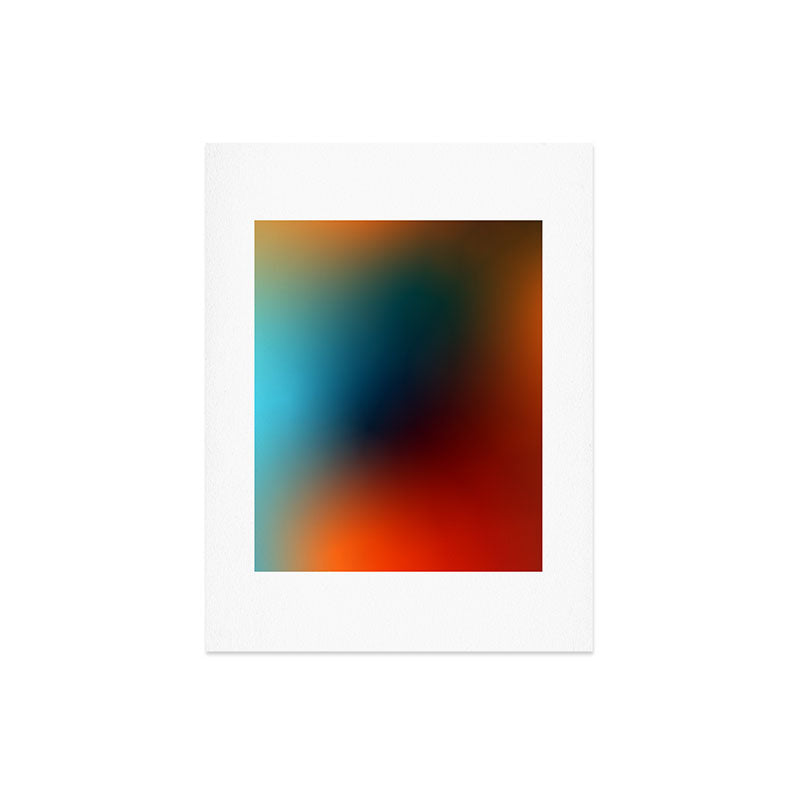 16 Intense Gradient Aura Ombre By Valourine 240821 Art Print