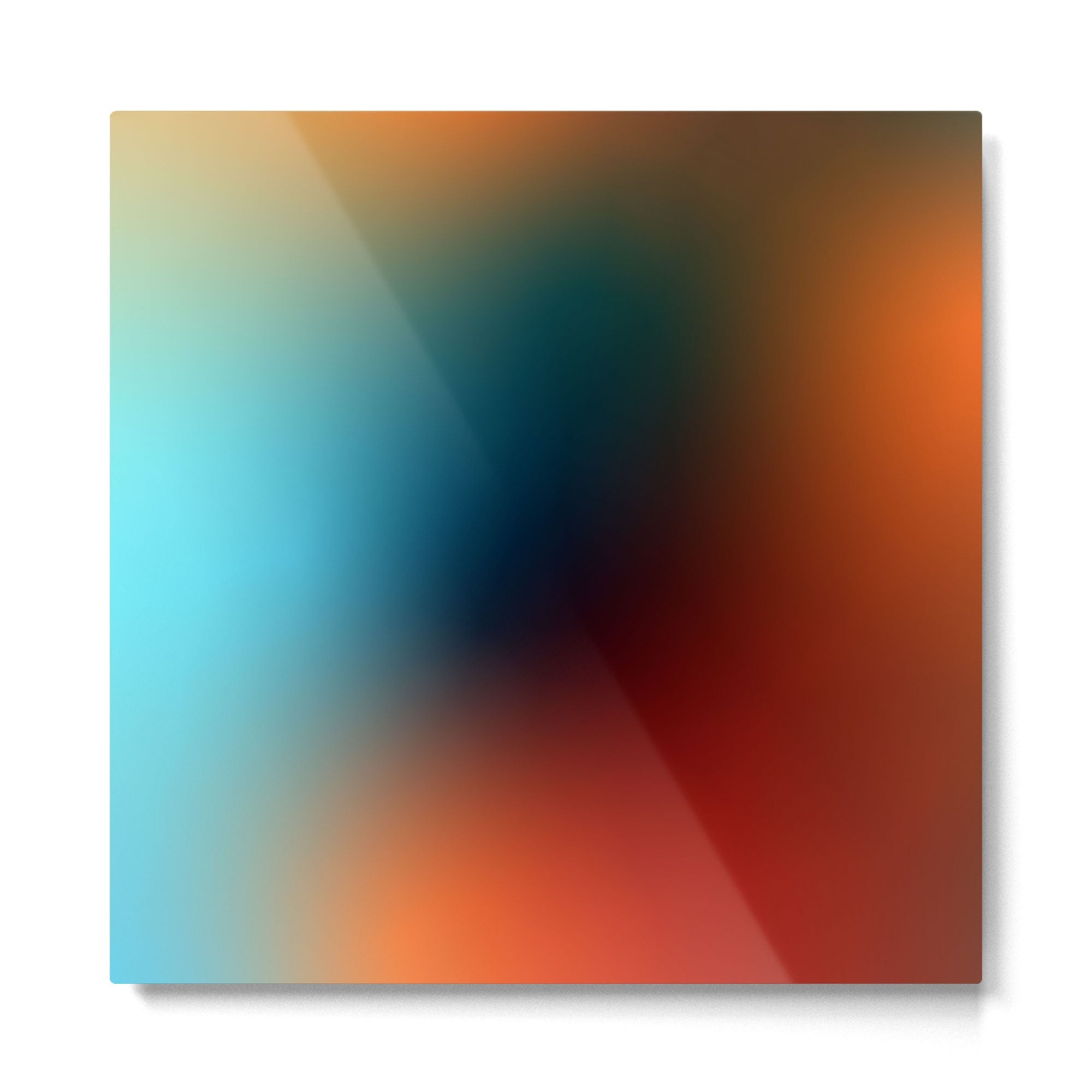 16 Intense Gradient Aura Ombre By Valourine 240821 Metal Print