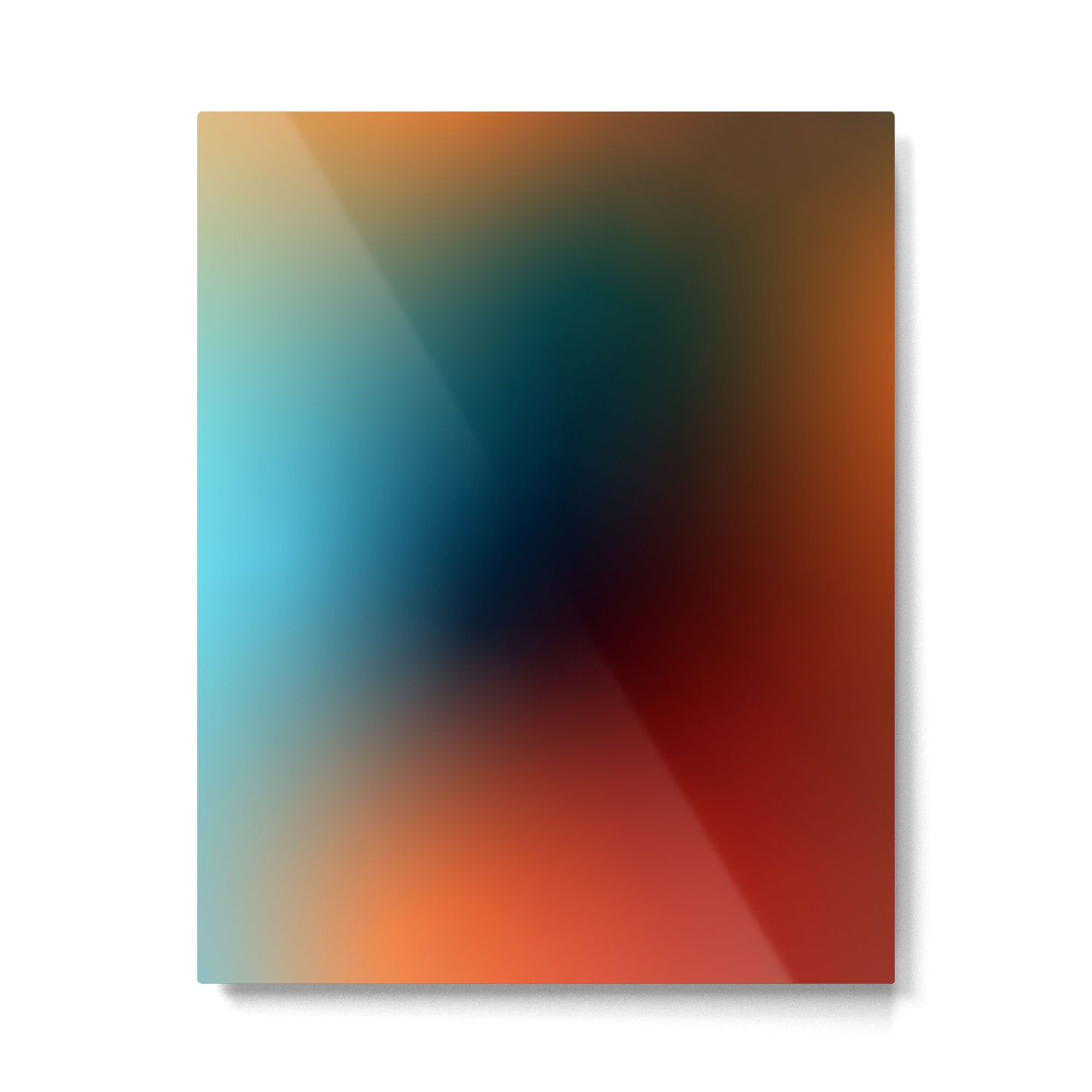 16 Intense Gradient Aura Ombre By Valourine 240821 Metal Print